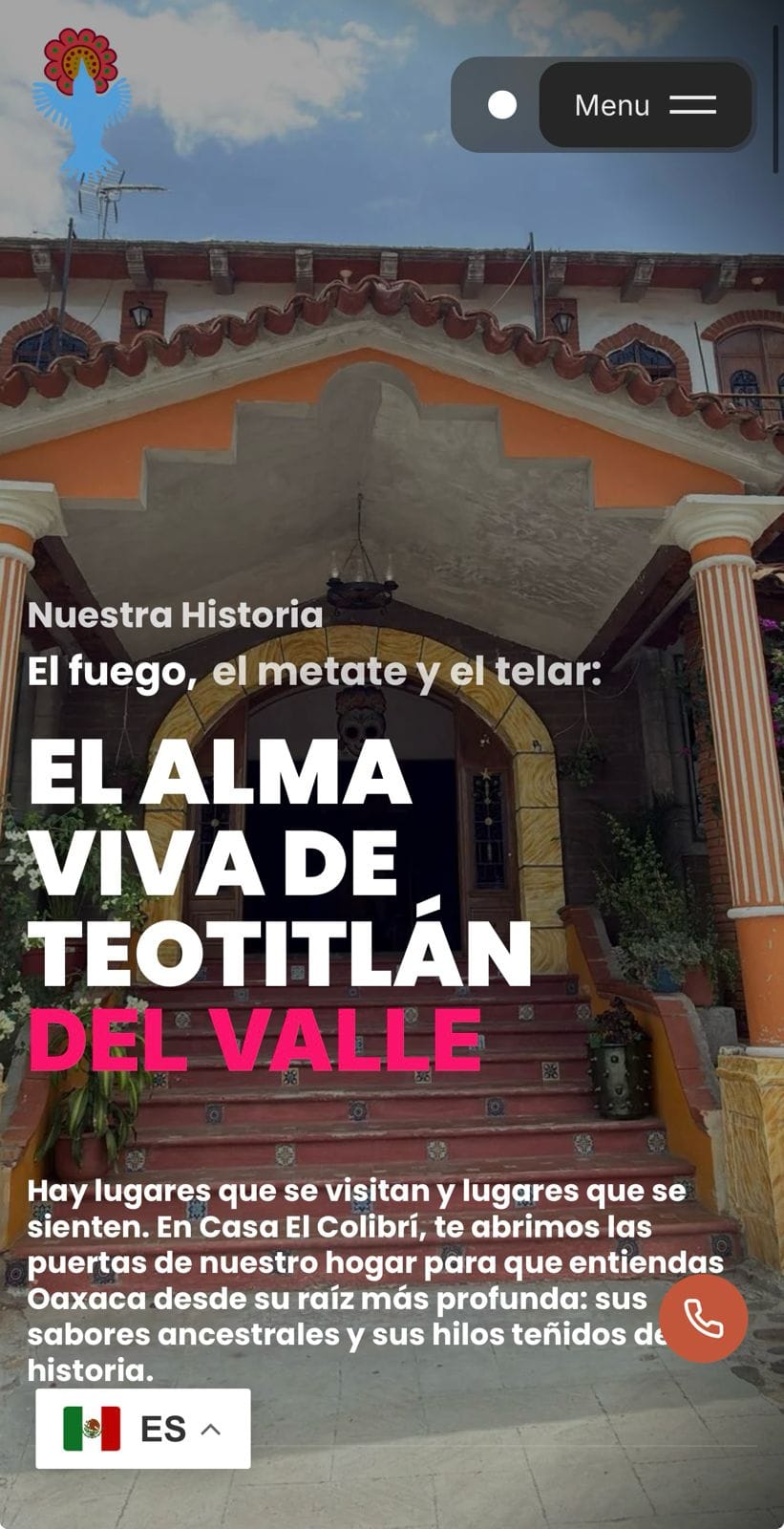 Desarrollo web y plataforma digital Casa del Colibrí por pro-sites.mx